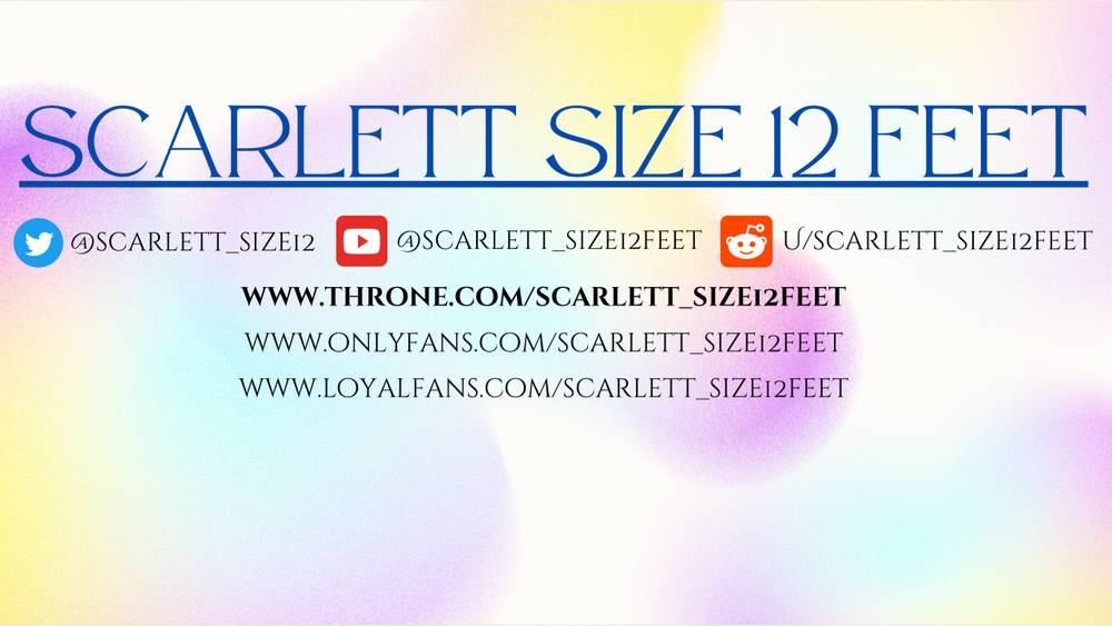 Scarlett Size 12 Feet